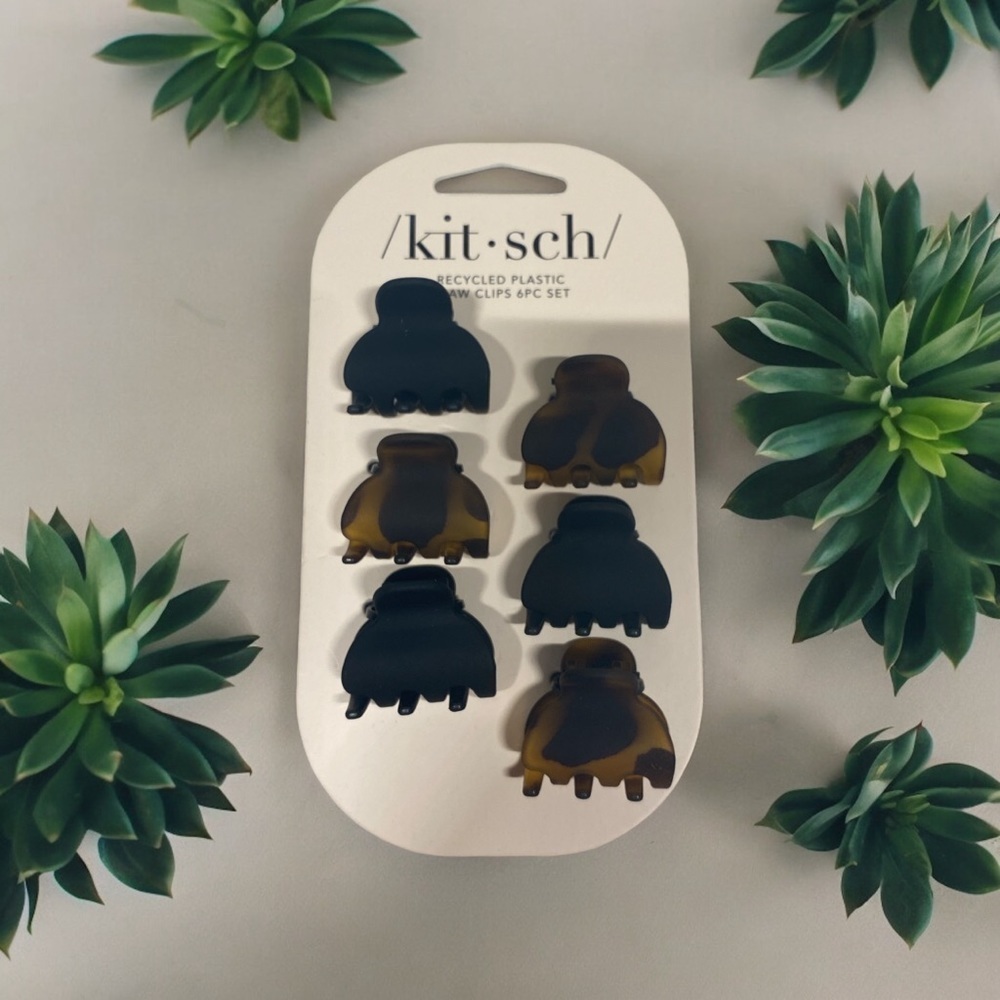 /kit•sch/ 6 Piece Claw Clip Set